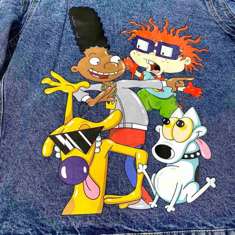 NWT Nickelodeon Members‎ Only Denim Jacket - Picture 4 of 7